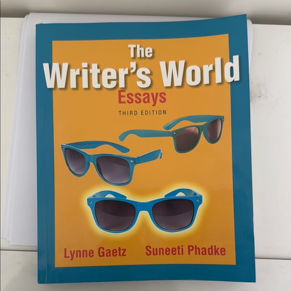 The Writer's World Essays Third Edition Book